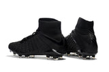 Nike Hypervenom Phantom III DF FG Soccer Cleats All Black - TraShoes