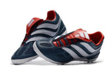 Adidas Predator Precision Indoor Soccer Cleats IC Blue White Red - TraShoes