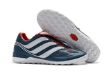 Adidas Predator Precision Indoor Soccer Cleats IC Blue White Red - TraShoes