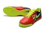 Nike TiempoX Ligera IV Barcelona IC Soccer Shoes Red Fluorescent Green - TraShoes