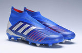 Adidas Predator 19.1 FG Blue Red Without Laces - TraShoes