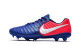 Nike Tiempo Legend VII FG Soccer Cleats Blue Pink White - TraShoes