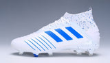 Adidas Predator 19.1 FG White Blue - TraShoes