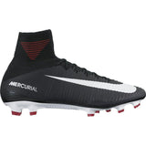 Nike Mercurial Superfly V FG Soccer Cleats Multi Color White Black