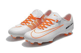 Nike Mercurial Vapor XI FG Soccer Cleats White Orange Black - TraShoes