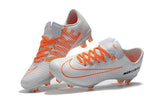 Nike Mercurial Vapor XI FG Soccer Cleats White Orange Black - TraShoes