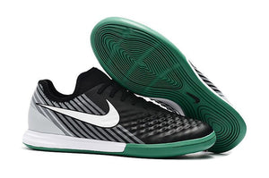 Nike MagistaX Finale II IC Soccer Shoes Green Black White - TraShoes