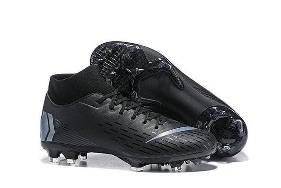 NIKE Mercurial Superfly VI 360 Elite FG Black Grey - TraShoes