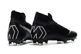 NIKE Mercurial Superfly VI 360 Elite FG Black White - TraShoes
