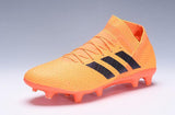 ADIDAS NEMEZIZ MESSI 18+ FIRM GROUND CLEATS ORANGE BLACK - TraShoes