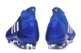 Adidas Predator 18+ FG Soccer Cleats Royal Blue White - TraShoes