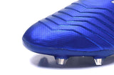 Adidas Predator 18+ FG Soccer Cleats Royal Blue White - TraShoes