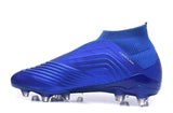 Adidas Predator 18+ FG Soccer Cleats Royal Blue White - TraShoes