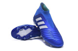 Adidas Predator 18+ FG Soccer Cleats Royal Blue White - TraShoes