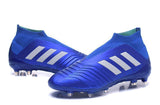 Adidas Predator 18+ FG Soccer Cleats Royal Blue White - TraShoes