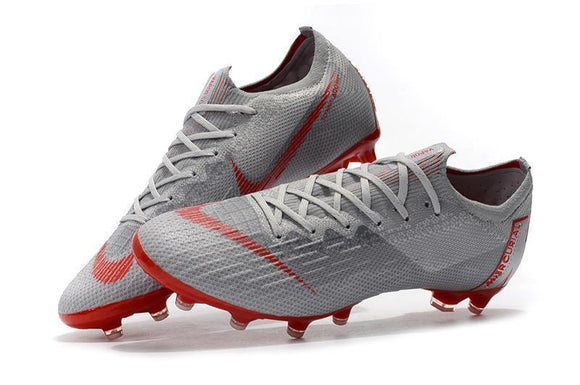 NIKE Mercurial Superfly VI 360 Elite AG High Low Silver Red - TraShoes