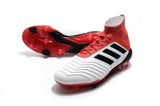 Adidas Predator 18.1 FG Soccer Cleats Red White Retro Black - TraShoes