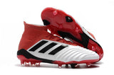 Adidas Predator 18.1 FG Soccer Cleats Red White Retro Black - TraShoes