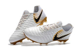 Nike Tiempo Legend VII FG Soccer Cleats White Golden - TraShoes