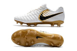 Nike Tiempo Legend VII FG Soccer Cleats White Golden - TraShoes