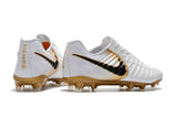 Nike Tiempo Legend VII FG Soccer Cleats White Golden - TraShoes