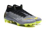 NIKE Mercurial Superfly VI 360 Elite FG Grey Yellow - TraShoes