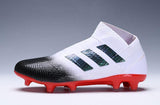 adidas Nemeziz 18+ FG White Black Red - TraShoes