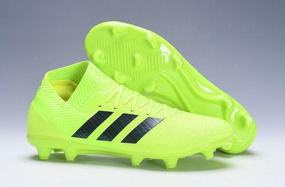 ADIDAS NEMEZIZ MESSI 18+ FIRM GROUND CLEATS GREEN BLACK - TraShoes