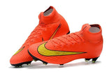 NIKE Mercurial Superfly VI 360 Elite FG Orange Yellow - TraShoes