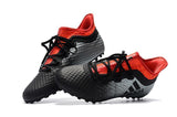 Adidas X Tango 16.1 Turf Soccer Cleats Grey Black Solar Red - TraShoes