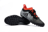 Adidas X Tango 16.1 Turf Soccer Cleats Grey Black Solar Red - TraShoes