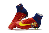 Nike Mercurial Superfly V Barcelona FG Soccer Cleats Red Blue Yellow - TraShoes