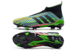 Adidas Predator 18+ FG Soccer Cleats Green Black Blue Yellow - TraShoes