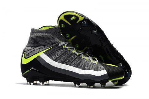 Nike Hypervenom Phantom III DF FG Soccer Cleats Midnight Fog Black - TraShoes