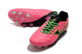 Mizuno Rebula V1 FG Soccer Cleats Pink Black Green - TraShoes