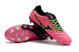 Mizuno Rebula V1 FG Soccer Cleats Pink Black Green - TraShoes