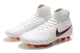 Nike Magista Obra II Elite DF FG Soccer Cleats White Metallic Black - TraShoes