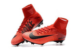 Nike Mercurial Superfly V FG Soccer Cleats Red Black - TraShoes