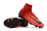 Nike Mercurial Superfly V FG Soccer Cleats Red Black - TraShoes