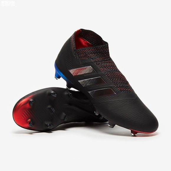 Adidas Nemeziz 18+ FG Black Red - TraShoes