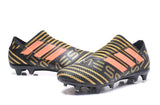 Adidas Nemeziz Messi 17.1 FG Soccer Cleats Trace Olive Bright Orange - TraShoes