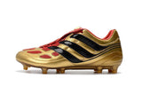 New Adidas Predator Accelerator  FG Soccer Cleats Shoes Gold Red Black