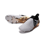 Adidas X 16+ Purechaos FG/AG Soccer Cleats White Gold Metallic Black - TraShoes