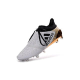 Adidas X 16+ Purechaos FG/AG Soccer Cleats White Gold Metallic Black - TraShoes