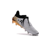 Adidas X 16+ Purechaos FG/AG Soccer Cleats White Gold Metallic Black - TraShoes