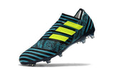 New Adidas Nemeziz FG Agility TPU Soccer Cleats Shoes BLue Black Lime