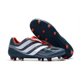 Adidas Predator Precision FG Soccer Cleats Navy White Red - TraShoes