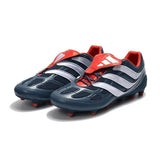 Adidas Predator Precision FG Soccer Cleats Navy White Red - TraShoes