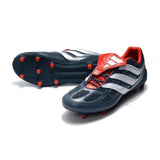 Adidas Predator Precision FG Soccer Cleats Navy White Red - TraShoes