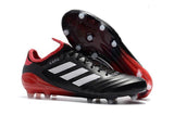 Adidas Copa 18.1 FG Soccer Cleats Black Red - TraShoes